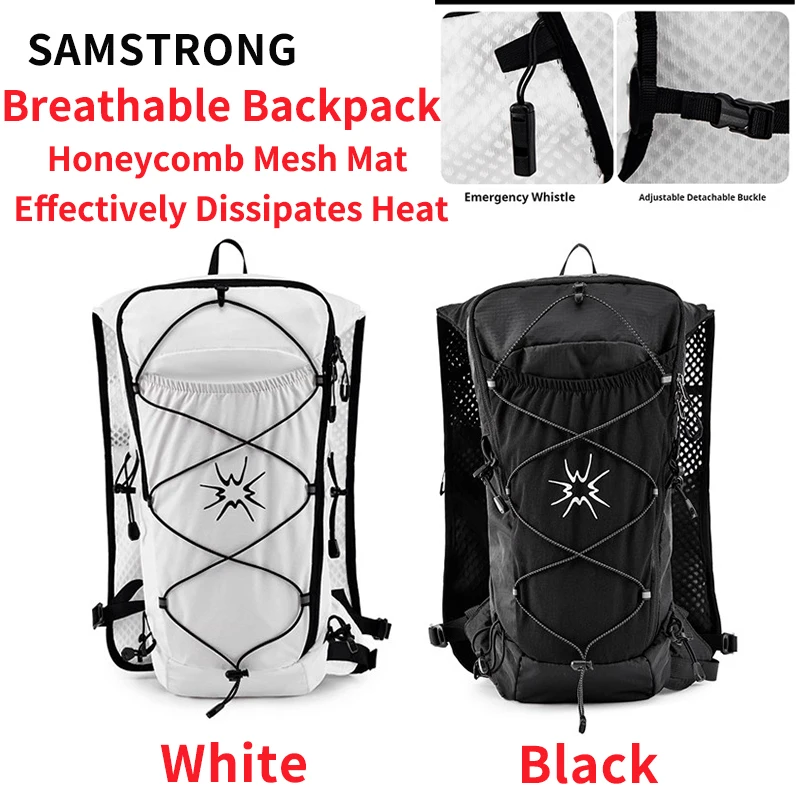 

SOMSTRONG Cycling Bag With High Brightness Reflective Strip External Device For Collection Portable Detachable Adjustable Chest