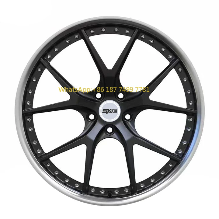 

SYAC 2-piece Multiple Spoke 18-22 Inch Customization Factory Direct Sales Monoblock Forging Aluminium Alloy Wheels/hubs/rims