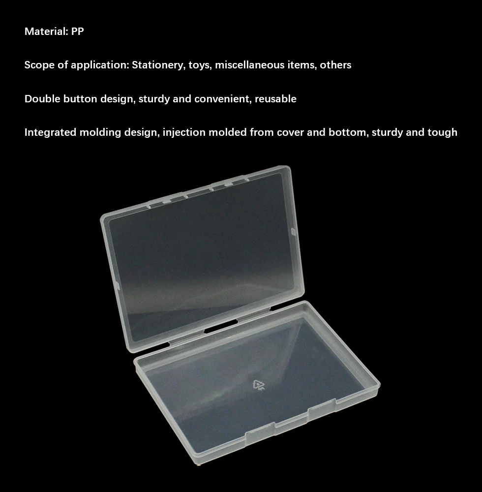 Transparente Desktop-Briefpapier, durchsichtige Bleistiftbox, Aufkleber, Aufbewahrungskoffer, Tisch, Schreibtisch, Klassifizierungsbox, Kunststoff, stationärer Organizer