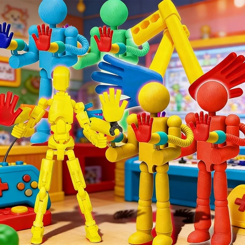 

2026 New Game Time Yellow Doll Protagonist 3D Printed DollsDecorative Display Cat Nap Dog Day Catnat Figure Christmas Gift