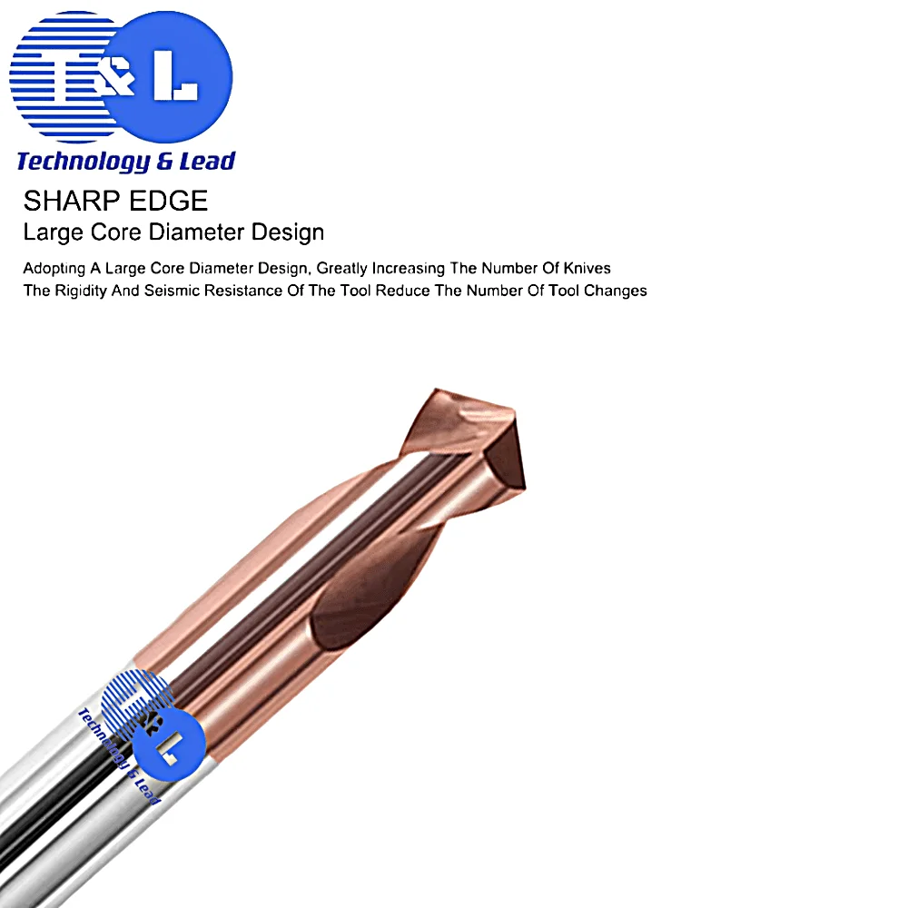 T&L 60°90°120° Tungsten Steel Carbide Centering Drill Positioning HRC50 CNC Mechanical Machining Center Drill Bit Tools