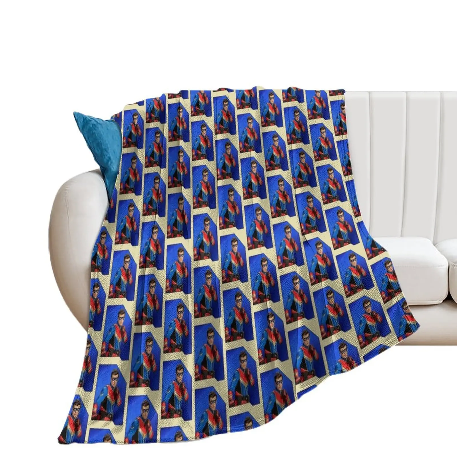 

Captain Man - Card Throw Blanket Nap Weighted Blankets