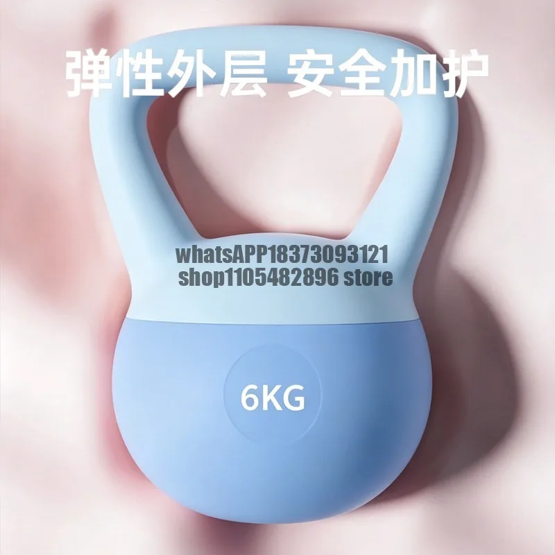 Soft kettlebells for women and men, home use for fat-reducing and shaping steel sand sand lift kettles, dumbbell fitness
