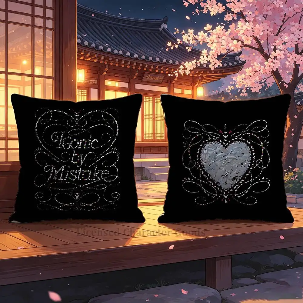 I-ICONIC BY M-MISTAKE Double Sided Print Soft Throw Pillow Cover Washable RV Camper Interior No Insert