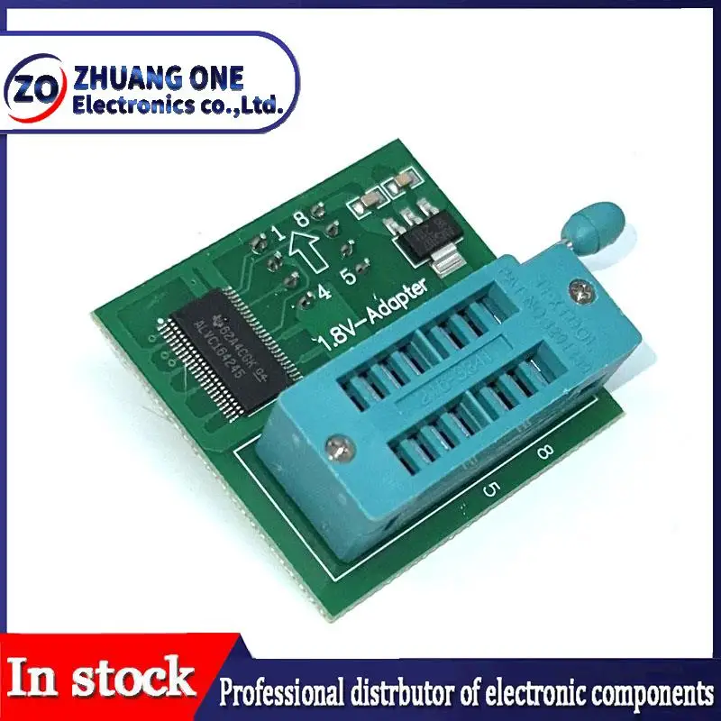 1.8V adapter for Iphone or motherboard 1.8V SPI Flash SOP8 DIP8 W25 MX25 use on programmers TL866CS TL866A EZP2010 EZP2013 CH341