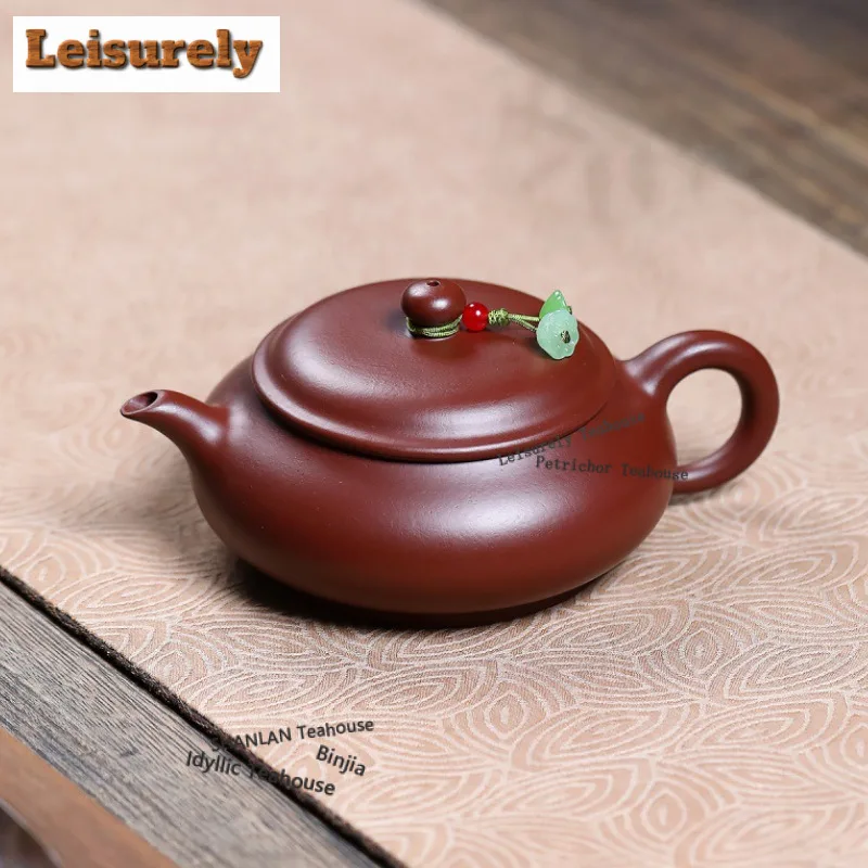 

200ml Vintage Yixing Purple Clay Teapots Master Handmade ming stove Pot Raw Ore Purple Zhu Mud Tea Maker Kettle Zisha Tea Set