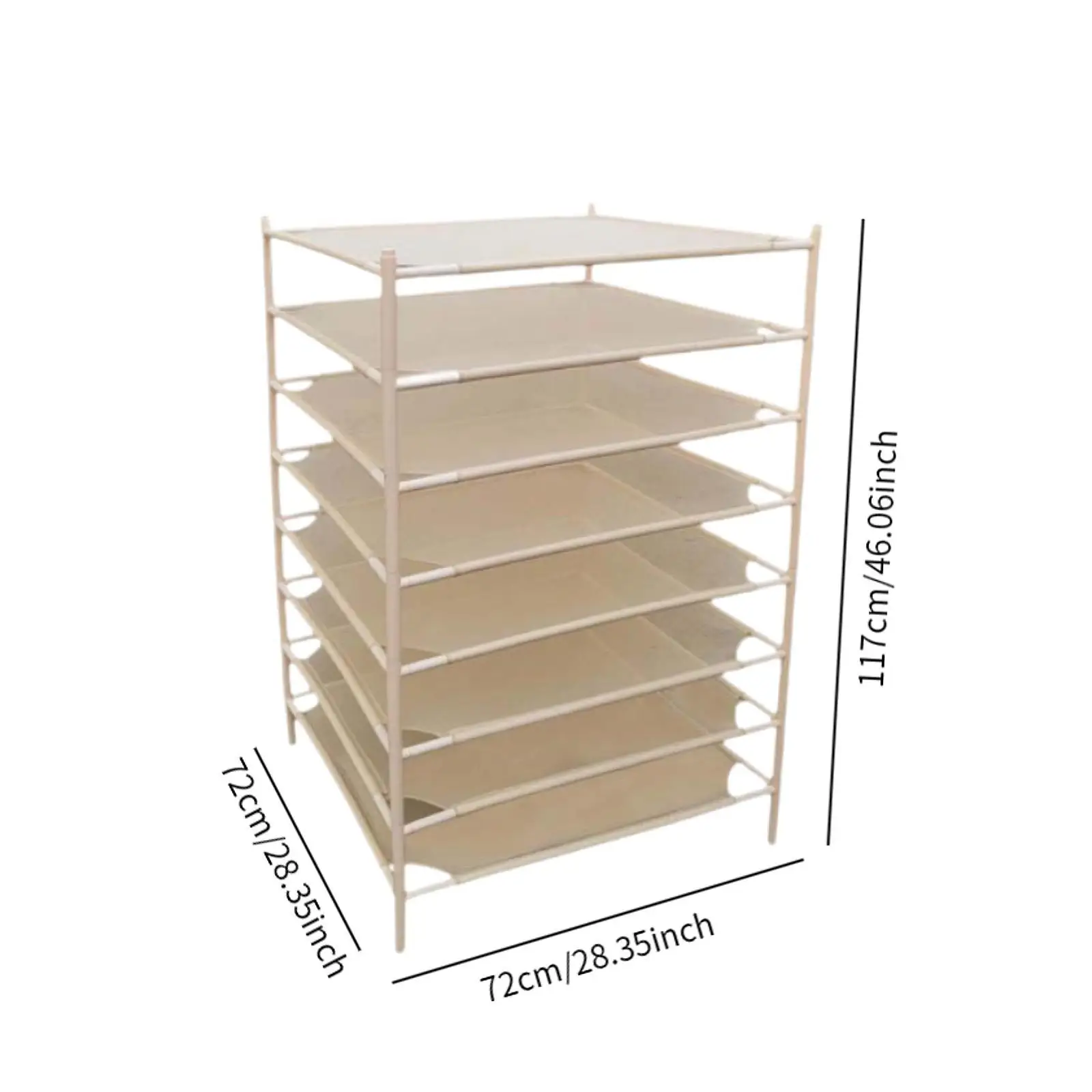 Clothes Drying Rack Organizer Stand Portable Dry Dyier Stackable 8 Layer Mesh for Clothes Socks Toys Sweaters Indoor Outdoor