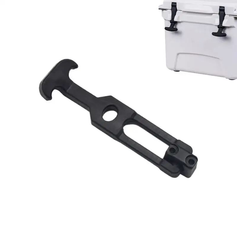 Rubber Latch Cooler Latches T-Handle Hood Catch Multi-Purpose Safety Locks Flexible Draw Latches with Brackets for Tool Cabinet