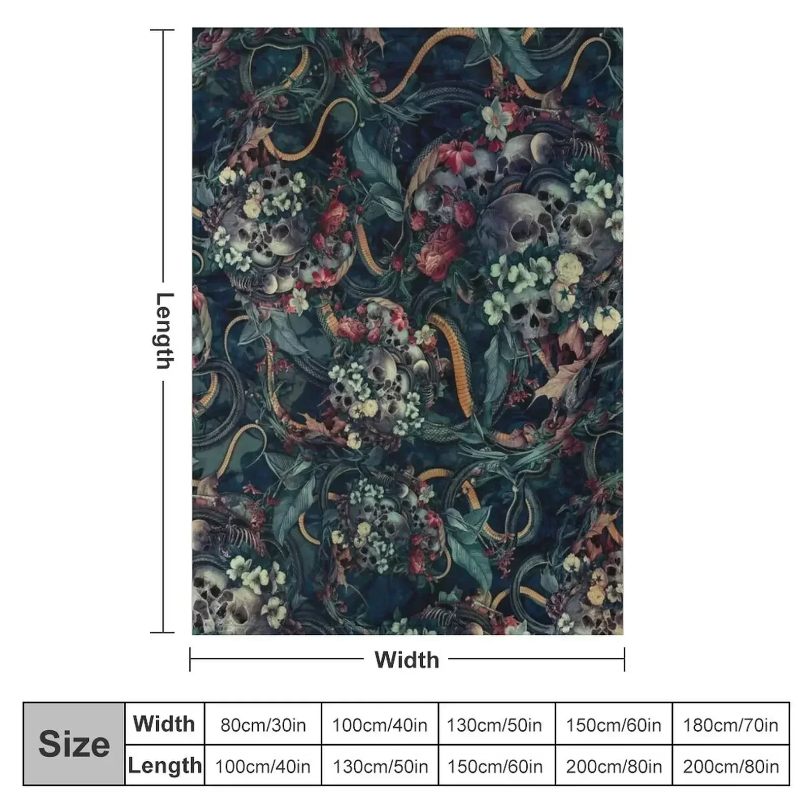 Skulls and Snakes Throw Blanket anime Kid'S Luxury Brand heavy to sleep Decorative Sofas Bed Blankets