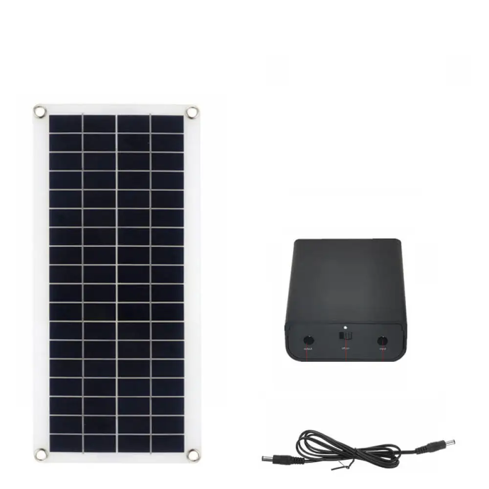 Outdoor Polycrystalline Solar Pump Kit Battery Box 18V Panel Garden Pond Fountain Irrigation Eco Watering System Supply