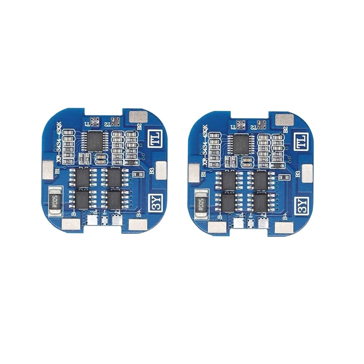 2Pcs 4S BMS 10A 14.8V 18650 Li-Ion Lithium Battery Charge Board Sweeping Machine Solar Lithium Battery Protection Board