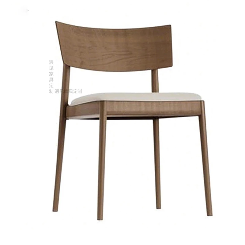 

Single-person Sofa Chair Solid Wood Living Room Balcony Leisure Chair Modern Retro Hotel Leisure Reception Dining Furniture