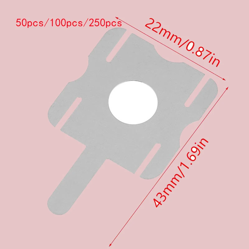 50/100/250Pcs 4S 18650 Lithium Battery Nickel Strip – U-Shaped Spot Welding Sheet for Battery Pack Replacement