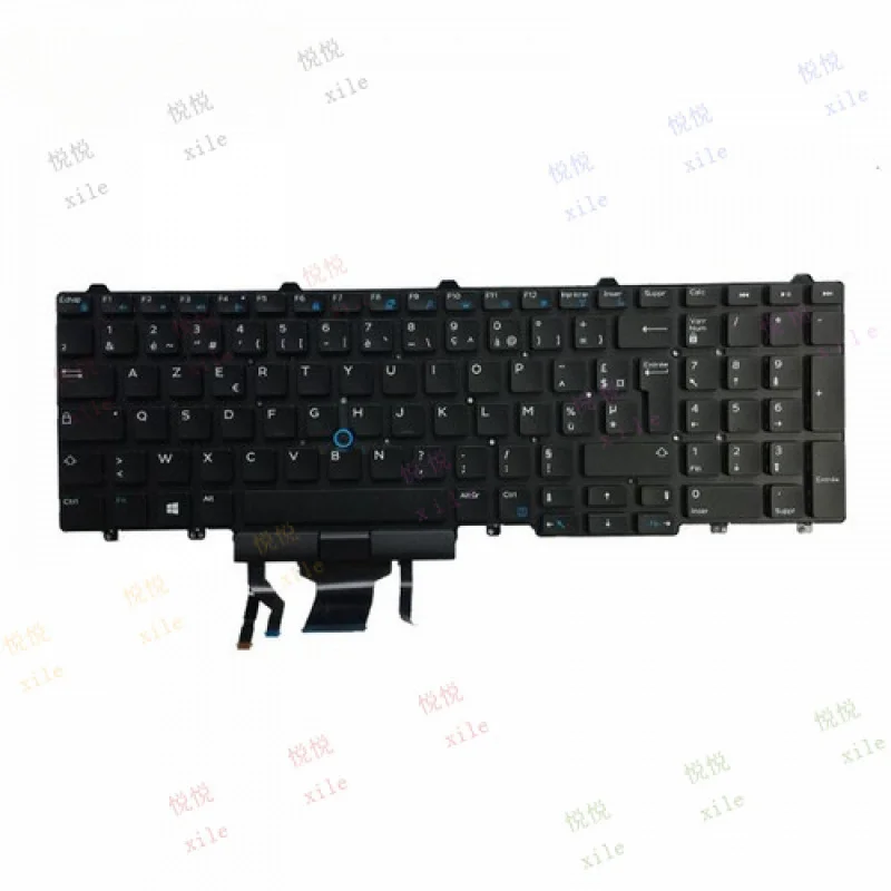 L+ For Dell Latitude E5550 E5570 E5580 FR clavier French Keyboard Backlit 0WCKVN