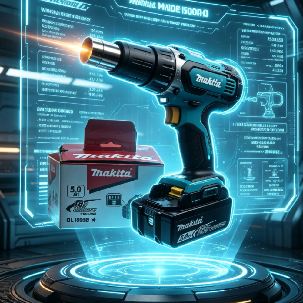 

18V Makita 5Ah 100% Genuine Battery for Makita Battery BL1840 BL1860B BL1850B BL1850 BL1860 BL1815 Replacement Lithium Battery