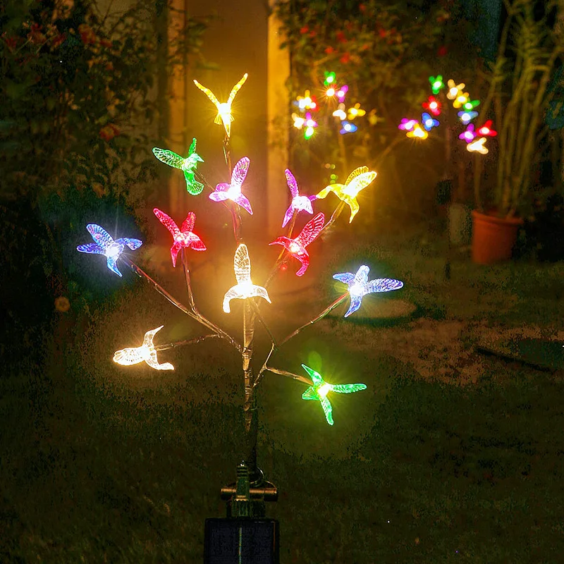 

Best-selling Garden Solar Hummingbird Branch Light, Firefly LED Garden Outdoor Lawn Light