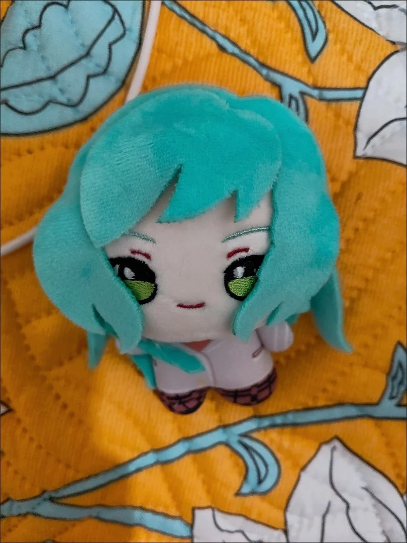 10cm Hinata Hikawa Urocza Bawełniana Lalka z Nadrukiem do Wyrobu Breloków lub Prezentów dla Przyjaciół Dorosłych i Dzieci, Mini Kolekcja dla Fanów