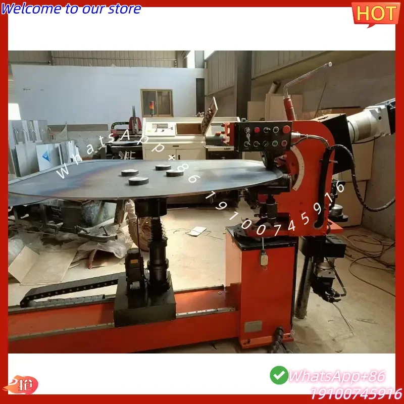 CE Certification Servo Controlled Head Spinning Edge Machine Low Vibration for Water Tank & Storage Vessel Processing