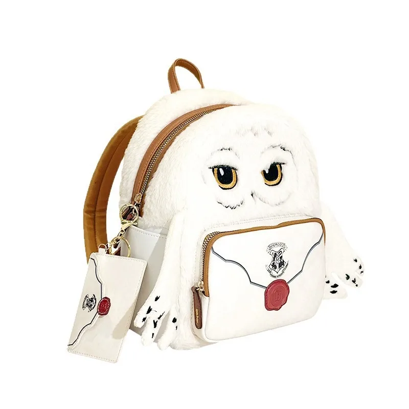 New Cartoon Hedwig Owl Cosplay Backpack Womens Double Strap Shoulder Bag Purse Boys Girls Birthday Gifts view 6