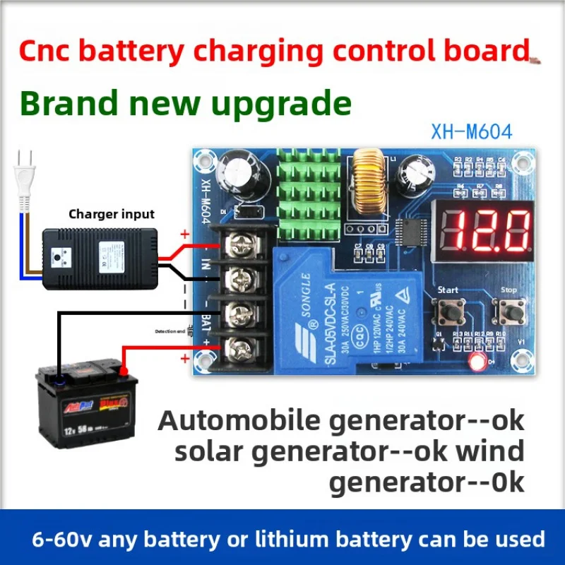 XH-M604 Battery Lit…