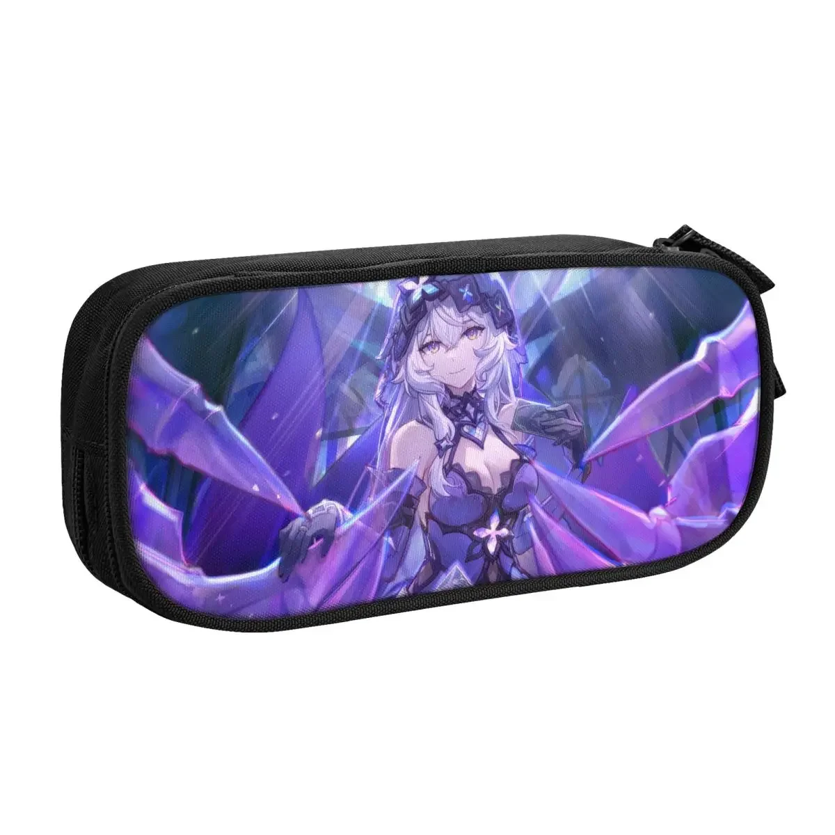 Honkai Star Rail Firefly Character Big Capacity Pencil Pen Case College School Large Storage Bag Pouch Holder Box Organizer