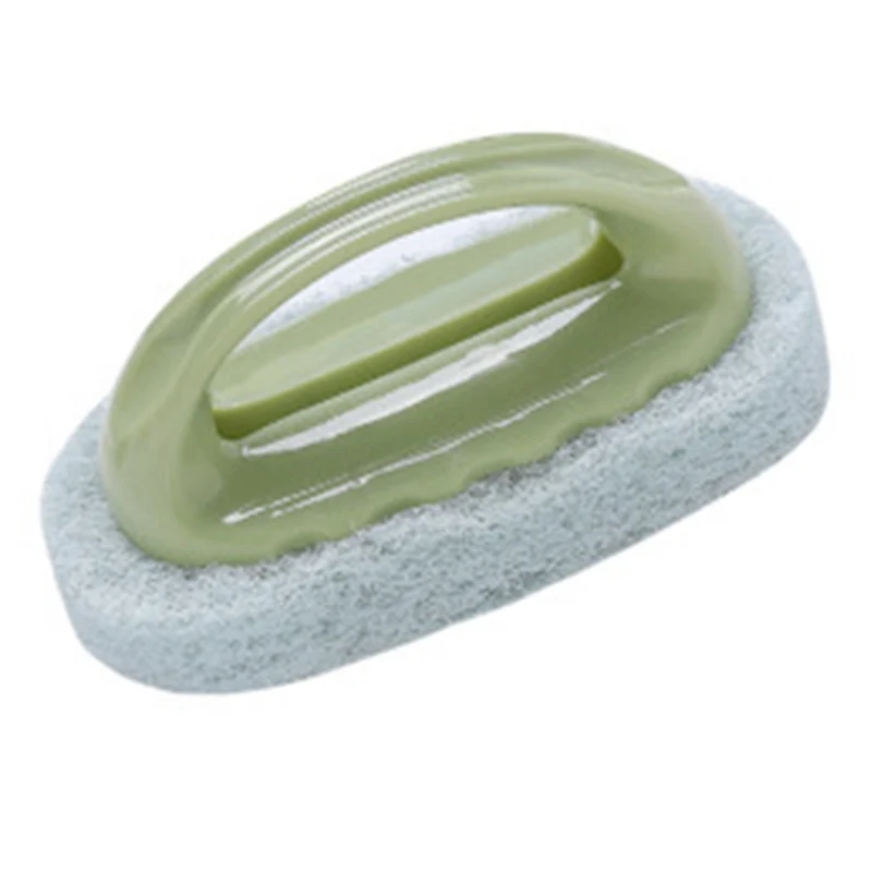 Baño caliente con mango, cepillo para bañera, cepillo de esponja gruesa, cepillo para ollas, limpieza de azulejos de baño y cocina