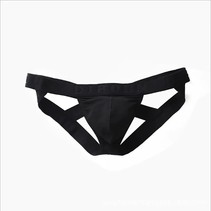 2024 Cotton Antibacterial Sexy Gay Underwear Men Thong Men Jockstrap Men\'s Underwear G String Men Penis Pouch Underwear SEXI