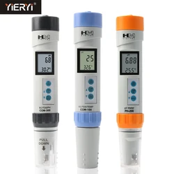 2/3/4 in 1 Digital TDS EC Temp PH Meter ±0.1 High Accuracy Water Quality Tester Waterproof for Drinking Hydroponic Aquarium Pool