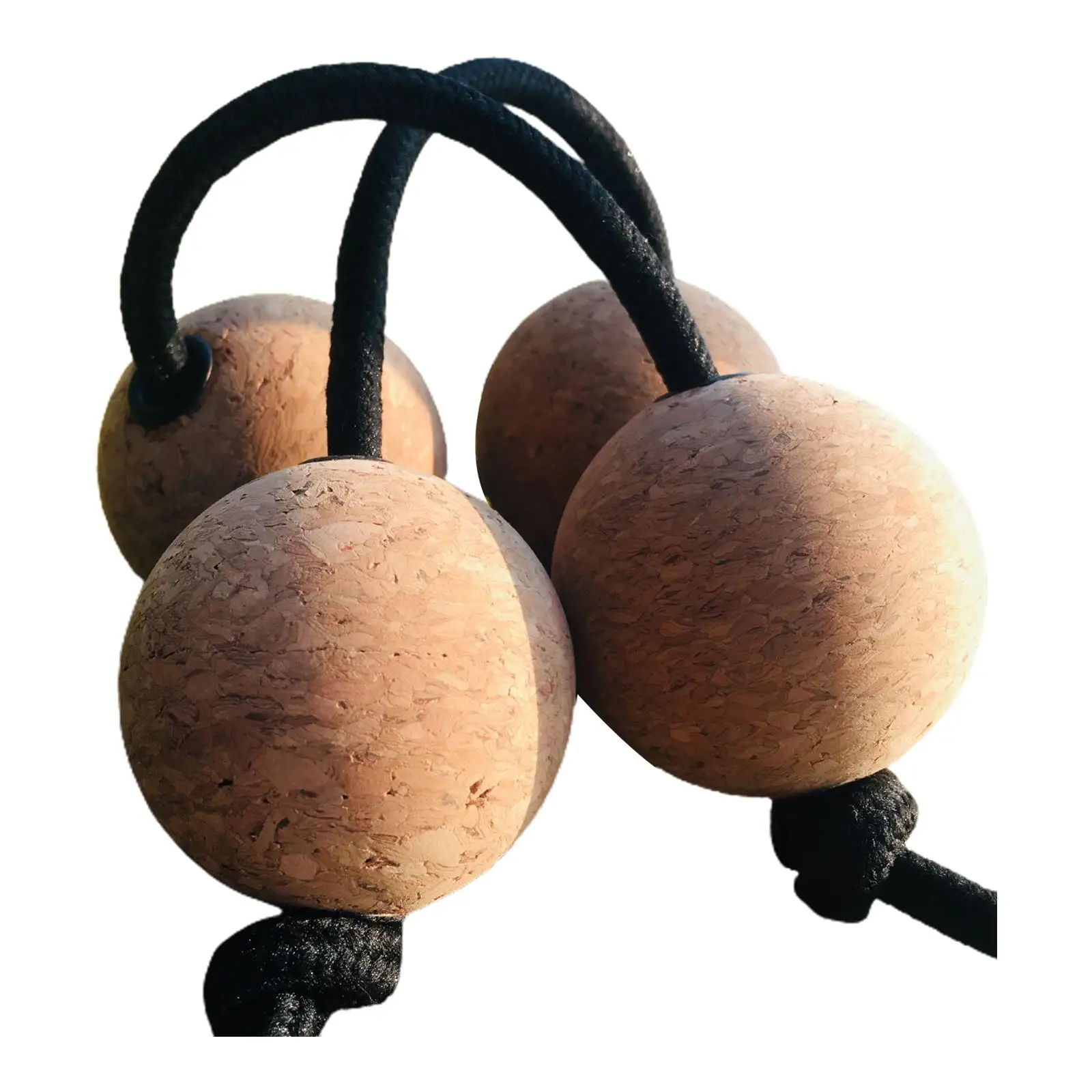 Cork Rhythmic Sand Balls Small Musical Instrument Maracas Percussion 2 Pairs Drum Ball for Beginners Children Adults Kids Unisex