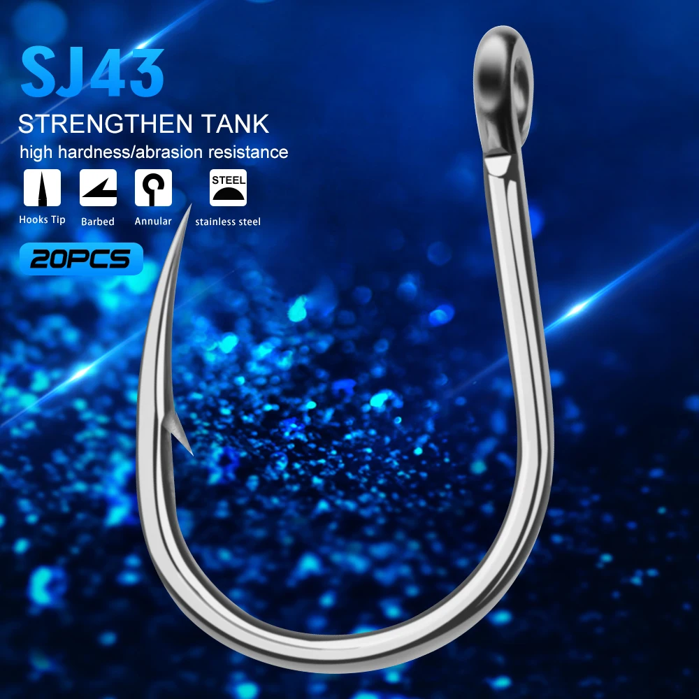 Amo da pesca in acqua salata d - Fishing Hook Stainless Steel recensione e prezzo