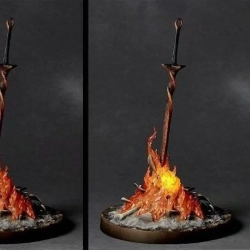 Dark Souls Game Anime Bonfire Lit Action Figure Collectible Toys Desktop Ornament Model Birthday Gifts view 4