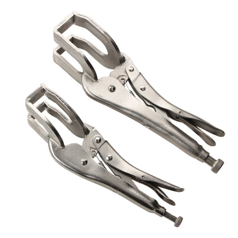 

Holding Welding Clamp Steel Vice Vise Heat Treated Clamp Head Not Easily Deformed Silver Color Strong Bite Force