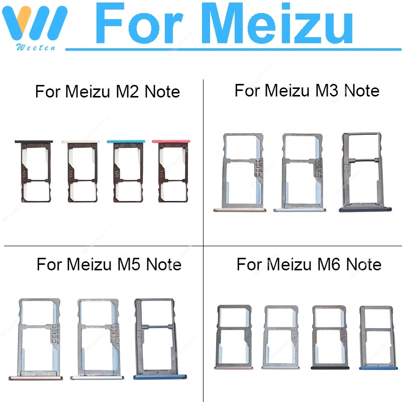 

Лоток для SIM-карты, адаптеры, гнездо для Meizu Meilan M2 M3 M5 M6 Note M571c, держатель для SIM-карты, запасные части для ремонта
