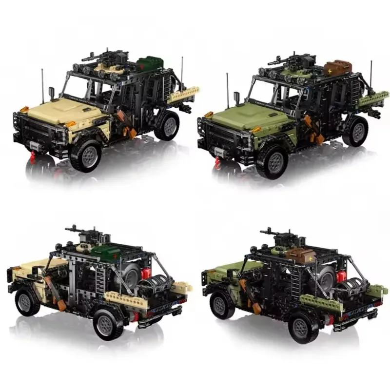 テクニカル RC カラカルモデル特殊突撃車両ビルディングブロック組み立て MOC 軍用車教育玩具大人男の子