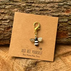1pcs Just Bee Yourself Positivity Encouragement Gift, Cheer Up Card, Cute Friendship Present, Isolation Gift, Christmas Stocki