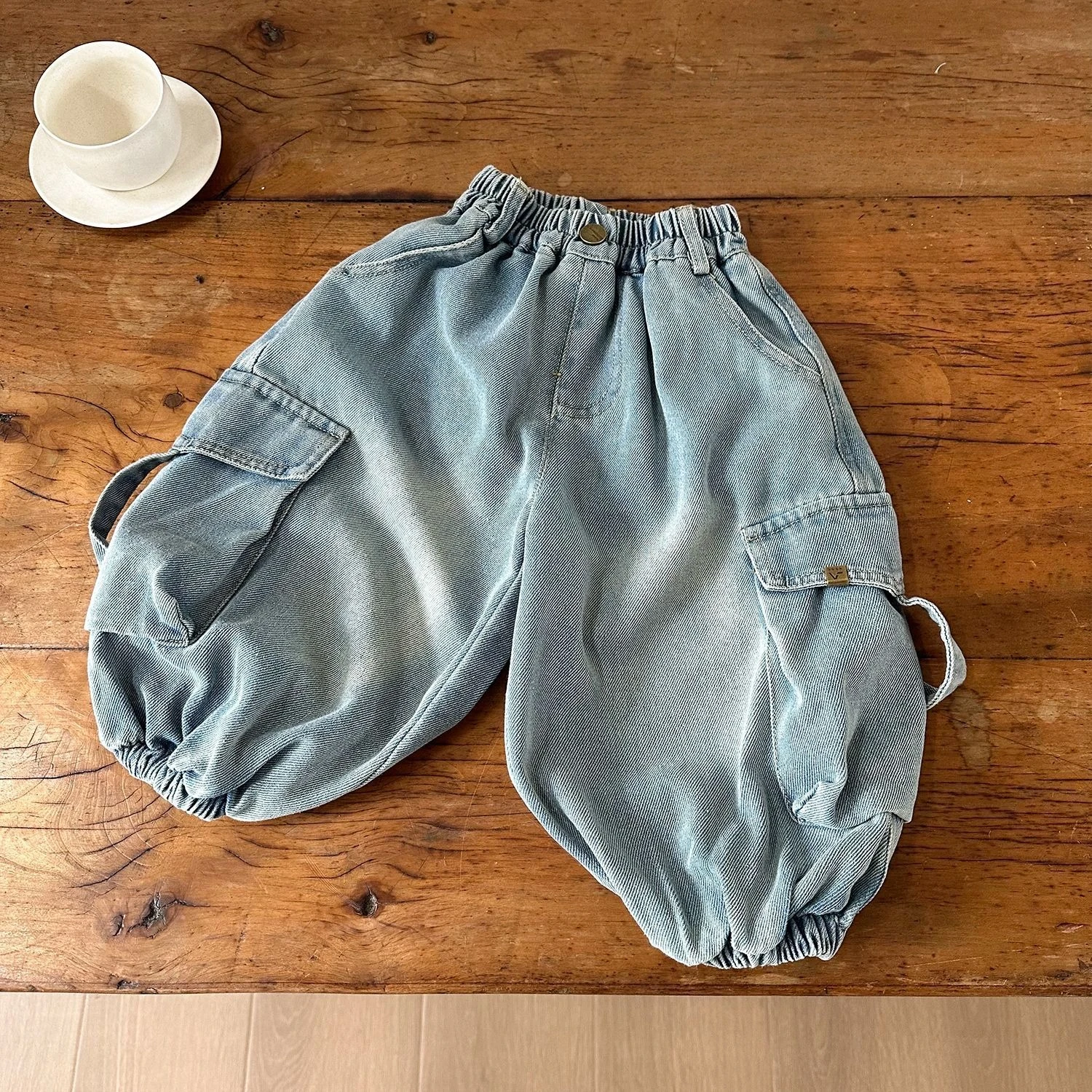 Boys and Girls Spring and Autumn Jeans Korean Edition Children's Handsome Loose Work Pants Pants