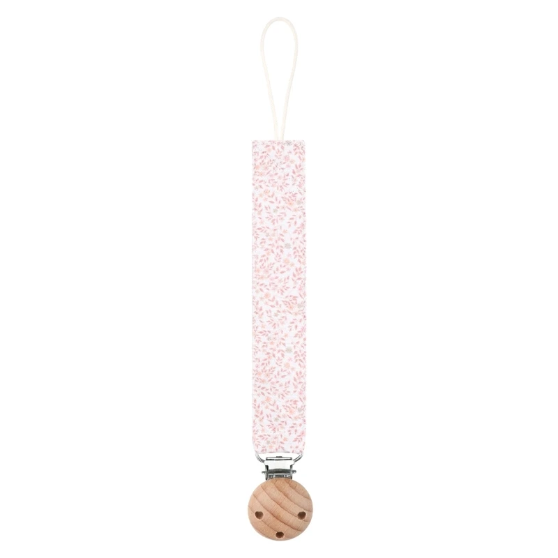 Baby Teether Chain Flowers Pattern Pacifier Clip
