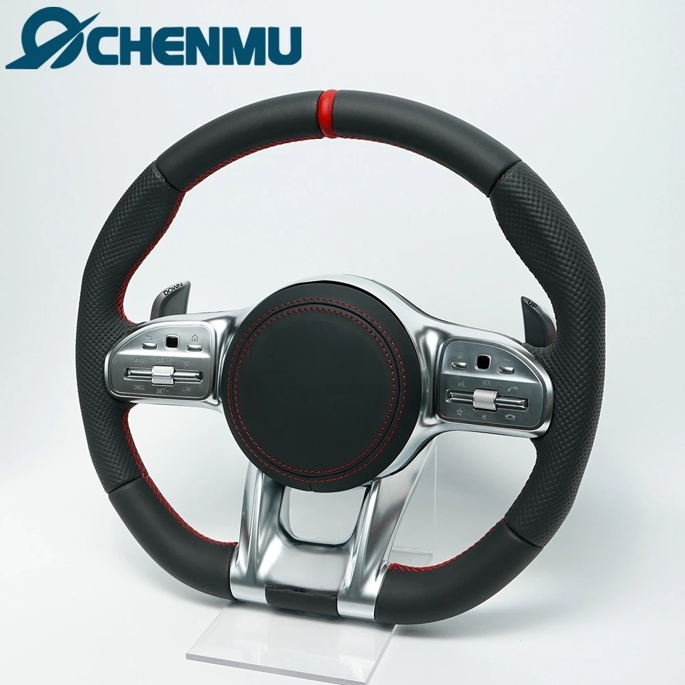 Benz e s c g classe w205 w204 w212 w211 w213 e300 w218 w222 modelo antigo atualização novo modelo led carros de volante de fibra de carbono