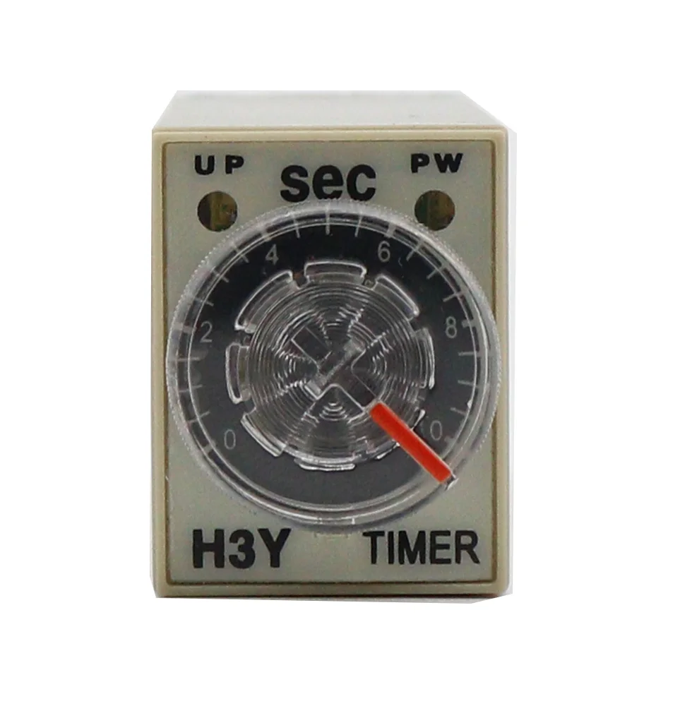 1pcs Power on Delay Time Relay H3Y-4  Small 14-pinDC12V24vAC220v Timer Switch 1S 3S 5S 30S 60S 5M 10M 30M 60M