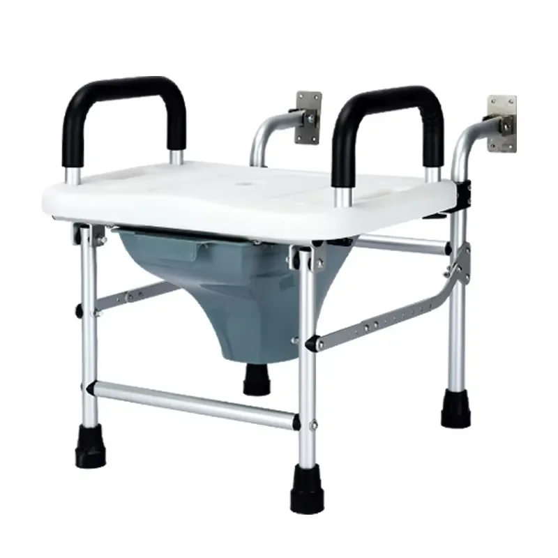 Wall Mounted Shower Bench Hot Selling Wall Mounted Foldable Chair Built Shower Rack Elderly Bathroom Safety Equipment