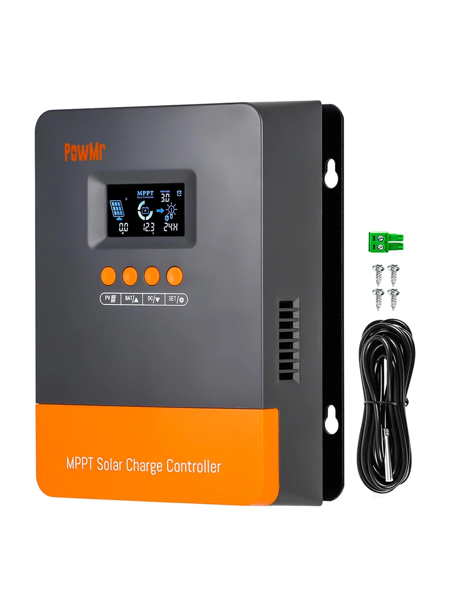 PowMr EU MPPT 60A Solar Laderegler 12V 24V 36V 48V Plus DSP Regler Arbeit für Lifepo4 Batterie V Solar Panel