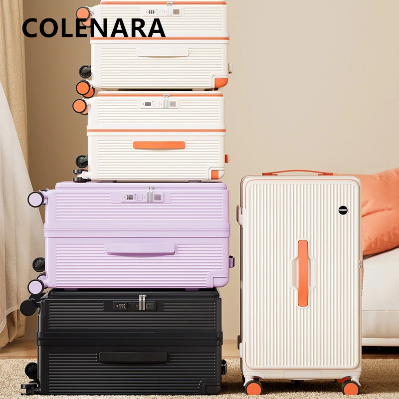 COLENARA Suitcase on Wheels Oversized Capacity Trolley Case 20