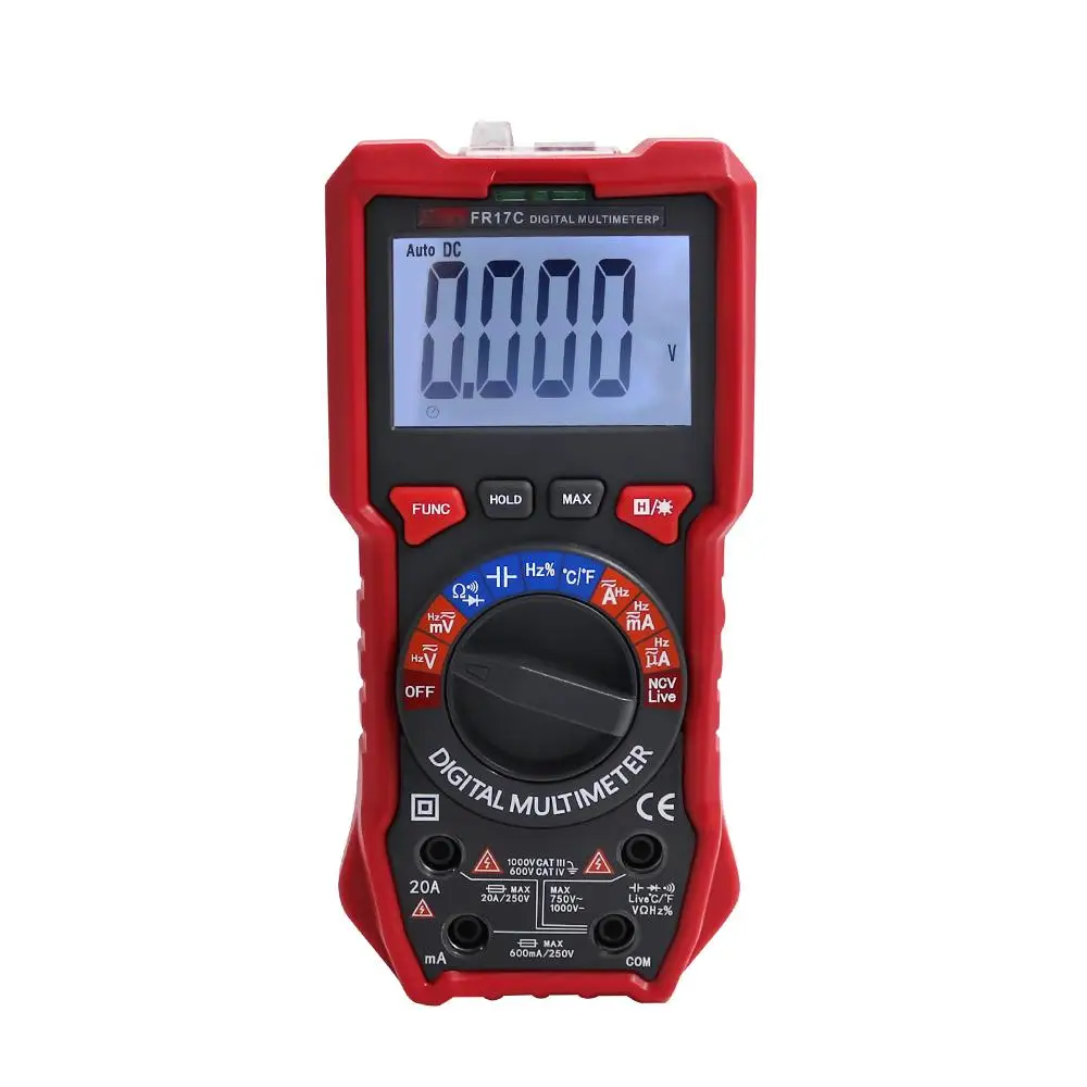

Hot Sale Auto Range AC DC Multifunctional, Multi-range, Multi-purpose Auto-ranging Digital Multimeter