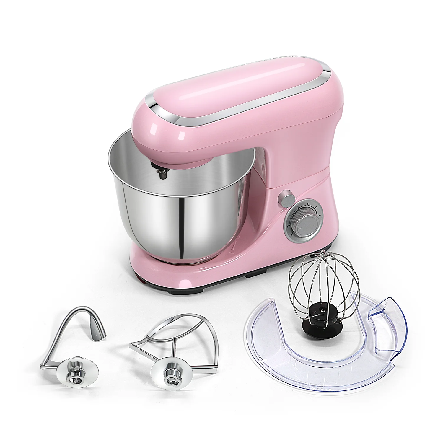 Custom home appliance kitchen food household 5L 1300W pink food cake mixer