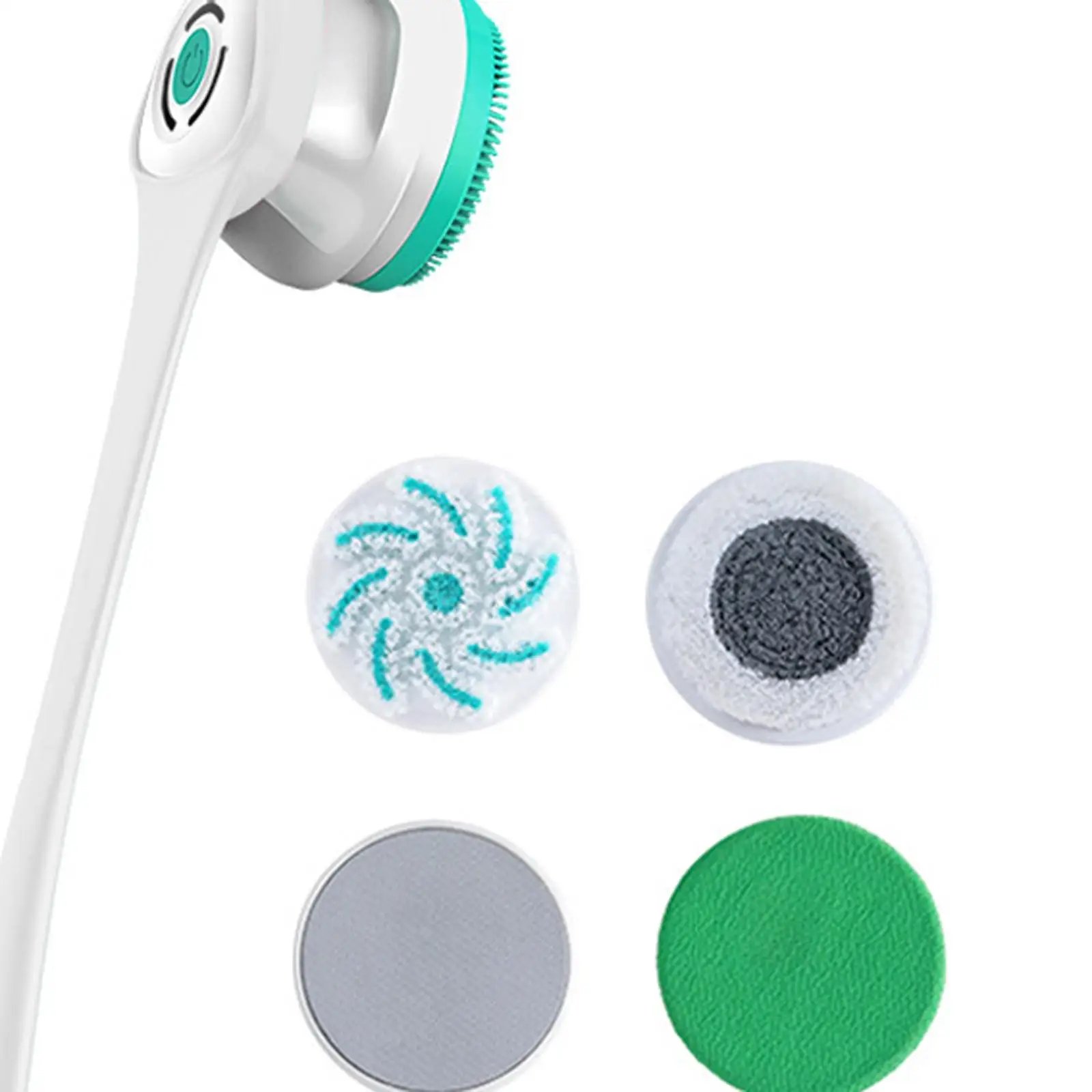 Portable body brush with long handle for cleaning the shower Cleaning in