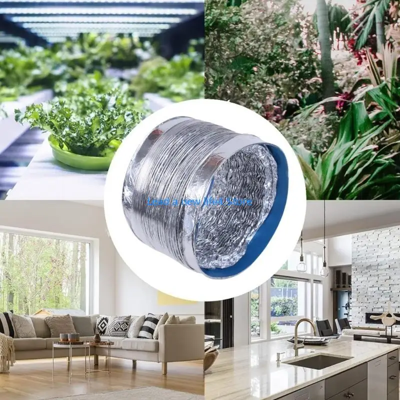 Y55E أنبوب دخان لخرطوم تنفيس مجفف مروحة العادم لمروحة التهوية بطول 1.5 / متر #4