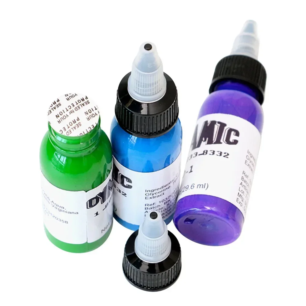 14 colores 30ML pintura corporal tinta para tatuaje maquillaje permanente pigmento para colorear cejas delineador de ojos pintura para tatuaje