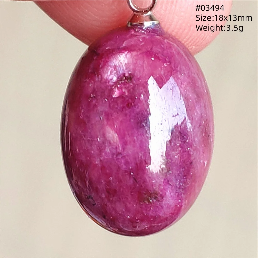 Natural Red Ruby Oval Pendant Necklace Beads Barrel Ruby Pendant Rare Stone Women Jewelry AAAAAA