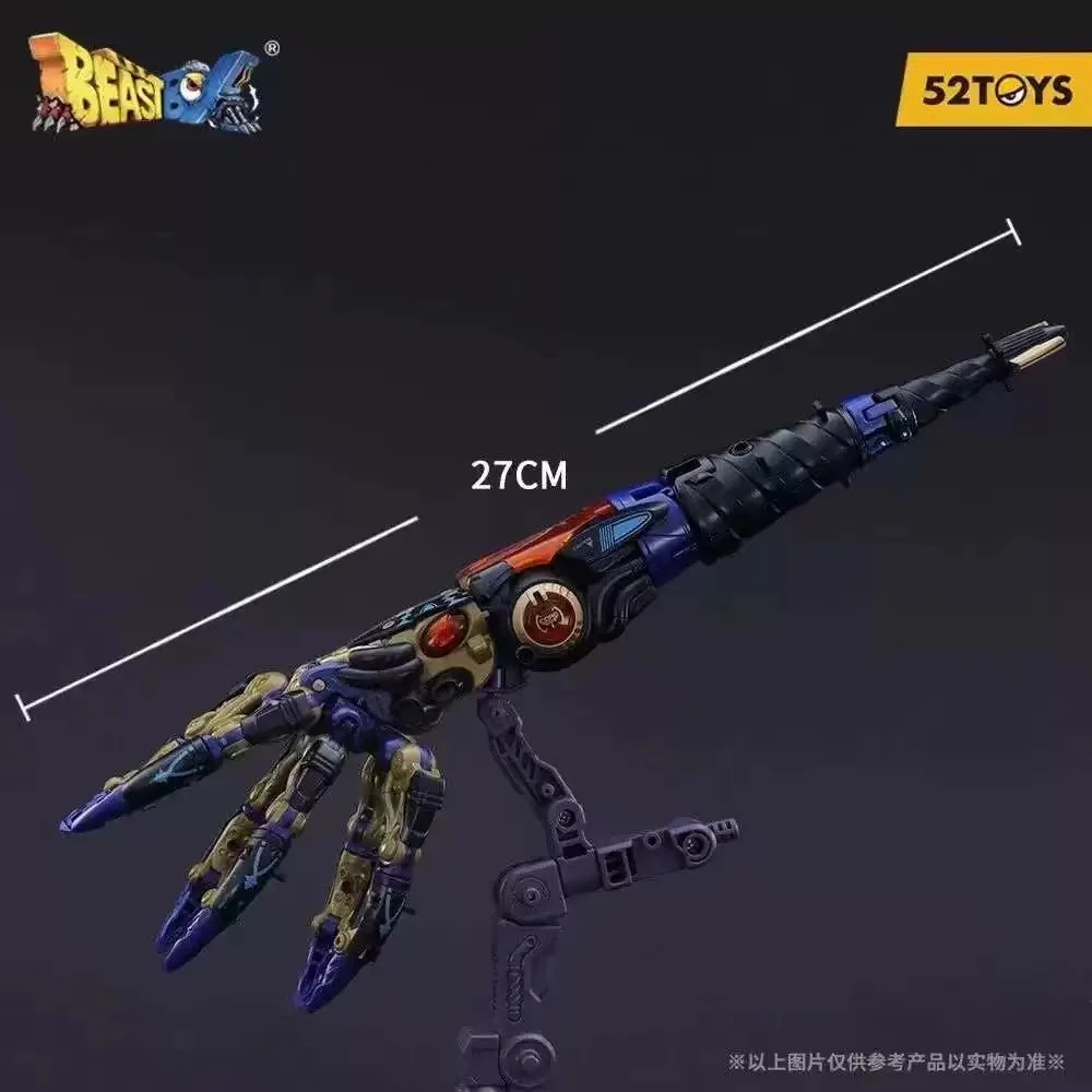 Original 52TOYS BEASTBOX BB-52 DOWNSPIRAL Deformation Robot Converting in Mecha and Cube Action Figures Toys Collection