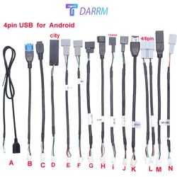 4pin Original USB Converter Cable Adapter For Car Android